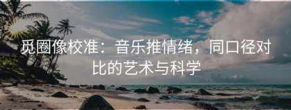 觅圈像校准：音乐推情绪，同口径对比的艺术与科学